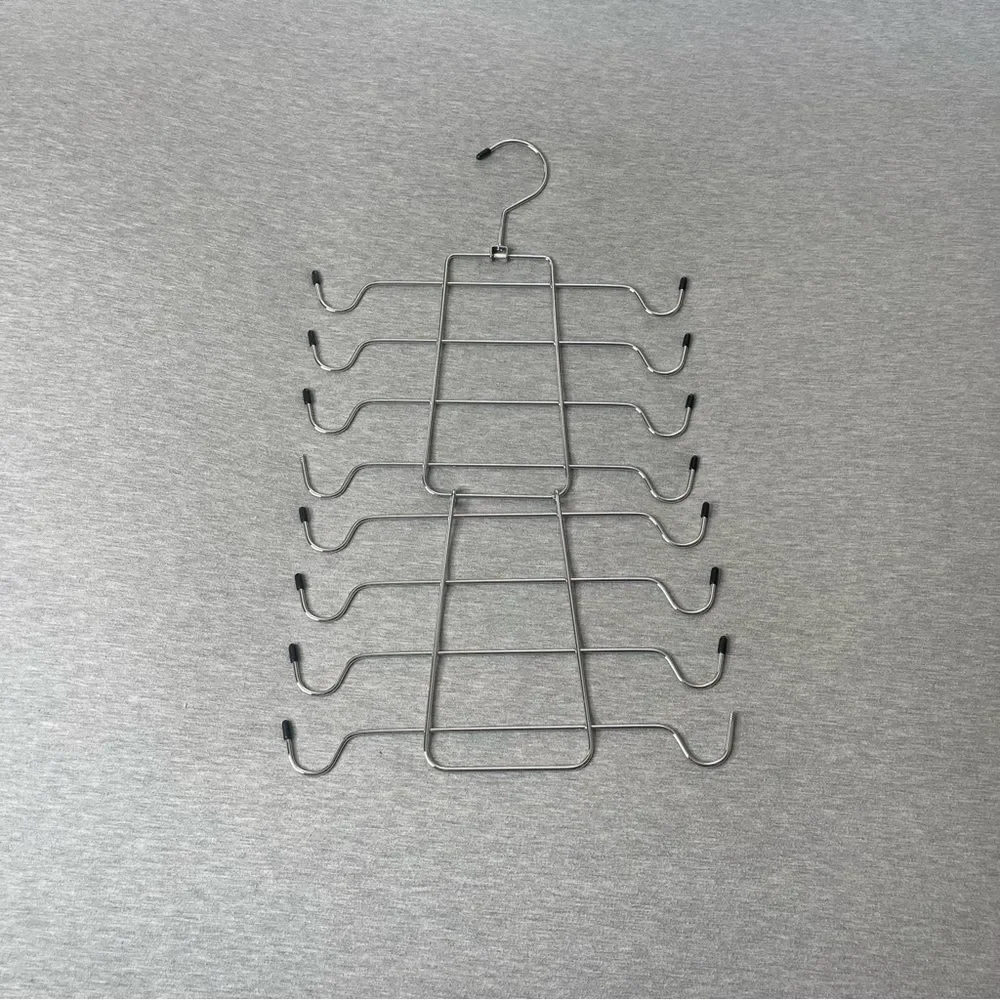 Ideal Life Silver Metal Tank Top Organizer Closet Hanger